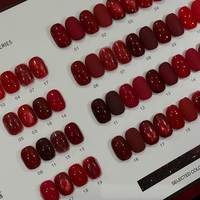 SUUSEEGEL Nouvelle Collection de vernis gel UV rouges assortis 20 couleurs pour salons de manucure, lot de 12 ml