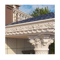 Corniches pour la façade de la maison à l'extérieur des moules coulée Eave Moulage Maison Moulage de toit décoratif Moules de ligne de mur extérieur