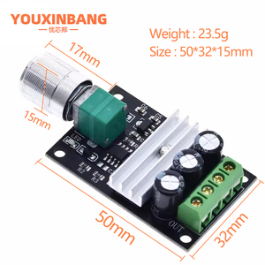 Dc 6V <span class=keywords><strong>12V</strong></span> 24V 28VDC 3A 80W PWM điều khiển tốc độ động cơ điều chỉnh điều chỉnh 3A điều khiển tốc độ động cơ điều chỉnh - Product Image 2
