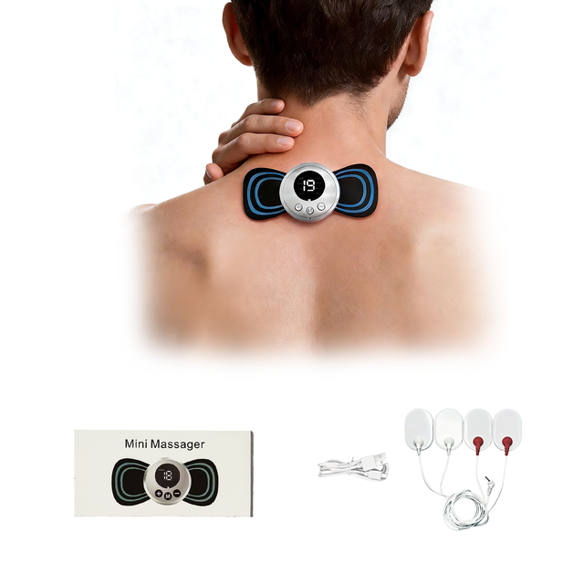 Professional EMS Massager Patch for Body Neck Back Shoulder Waist-Enhance Recovery Reduce Soreness