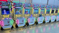Machine d'amusement d'arcade vidéo de simulateur d'affichage à cristaux liquides du jeu de pêche d'enfants le plus récent pour FEC avec des cartes