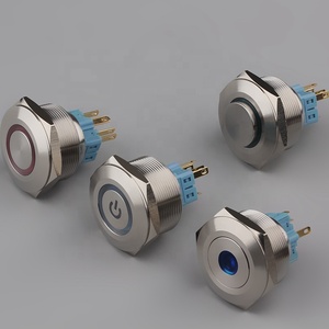 Ce RoHS được phê duyệt 12V màu xanh lá cây LED push <span class=keywords><strong>button</strong></span> chuyển 30 mét <span class=keywords><strong>Dot</strong></span> hoặc vòng loại tối đa điện áp của 250V - Product Image 1