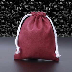 12*15cm 14*18cm Custom Textile Packaging Wholesale Velvet Bags Custom Velvet Drawstring Bags <b>Storage</b> Dust-proof Gift Jewelry Bag - Product Image 1