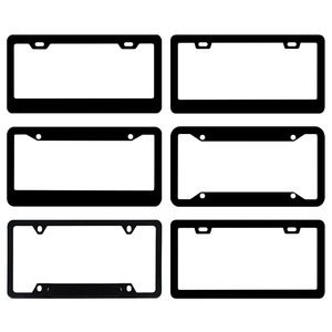 Support de plaque d'immatriculation, cadre de plaque d'immatriculation épaissi, norme américaine, logo personnalisé - Product Image 1