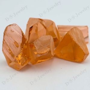 หินนาโนอัญมณีสังเคราะห์แบบไม่ตัดหินหยาบนาโนสีแชมเปญ - Product Image 6