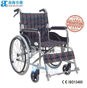 Silla de Ruedas Manual Ligera de Aluminio para Suplementos Sanitarios y <span class=keywords><strong>Fisioterapia</strong></span>, Silla de Ruedas Asistida - Product Image 3