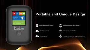 Karbor Mf836tz Di Động 4G Không Dây Modem Wi-Fi Router Mới Sẵn Sàng Cổ Phiếu Phổ Túi Mifis Với Voip Và VPN Chức Năng Hotspot - Product Image 5