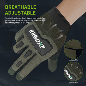 Gants tactiques à doigts complets, écran tactile, antidérapants, respirants, pour moto et cyclisme, <span class=keywords><strong>Gant</strong></span> Tactique Touchscreen Homme - Product Image 2
