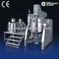 Homogeneizador al Vacío Hidráulico SME-E PLC de 100L para Ungüentos, Pasta Dental y Pequeños Talleres de Cosméticos