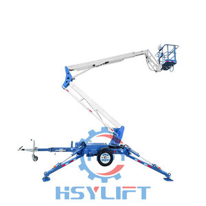 Elektrische <span class=keywords><strong>Boom</strong></span> <span class=keywords><strong>Lift</strong></span> Sleepbaar Articulerend Man <span class=keywords><strong>Lift</strong></span> Werkplatform Met 360 Graden Rotatie - Product Image 4