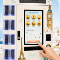 Machine de gravure laser DIY intelligente pour pièces de monnaie, écran tactile 22 pouces, kiosque automatique en acier inoxydable pour souvenirs, paiement multiple