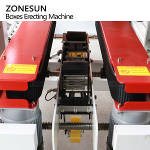 ZONESUN-Máquina de erección de cajas de cartón multifunción con servomotor, máquina de erección de sellador, para formar cajas de cartón - Product Image 5