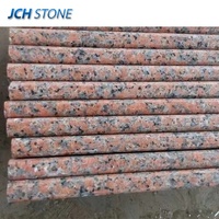 Plan de travail en granit rouge érable G562 de Chine avec bord arrondi pour salle de bain, îlot de cuisine et comptoirs de travail