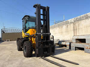 Carretillas elevadoras diésel todoterreno 4x4 de alta calidad, 3,5 toneladas, 4 toneladas, 5 toneladas, caja de cambios de motor EPA EUR5, el mejor precio, cargadora de ruedas en movimiento - Product Image 6