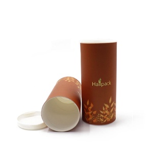 High Quality Custom Cardboard Paper Tube Biodegradable Tea Coffee <b>Badminton</b> Ball Packaging with Plastic Caps - Product Image 6
