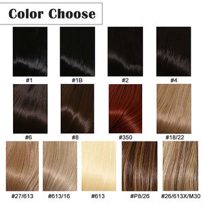 Vente en gros 24 28 30 Pouces Blonde Double Trame 7 Pcs 16 Clip Dans Les Extensions De Cheveux Yaki Clair Extensions De Cheveux Synthétiques Clip In - Product Image 6