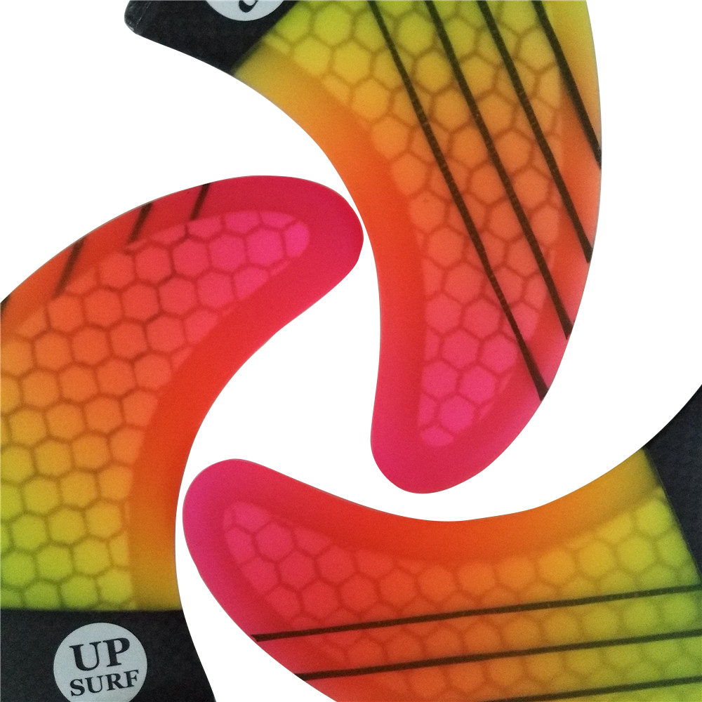 Surf aileron Tri Ensemble carbone ailerons de planche de surf en fibre de verre propulseurs Ailettes Future Base