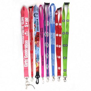 Customized Dye Sublimation <b>Polyester</b> <b>Lanyards</b> Custom Printed Brand Logo Silk Screen Printing Neck Strap <b>Lanyard</b> - Product Image 3