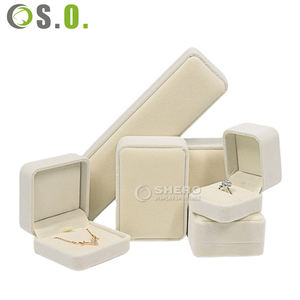 Boîte à bijoux en velours de qualité supérieure pour bracelets, pendentifs, boucles d'oreilles, colliers et bagues, idéale pour cadeaux, fabriquée en Chine - Product Image 6