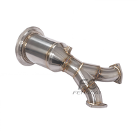 Tubería de Escape Directa Modificada de Alta Calidad en Acero Inoxidable SS304 para Audi SQ5 3.0T 2020-2022, Reduce la Contrapresión del Escape