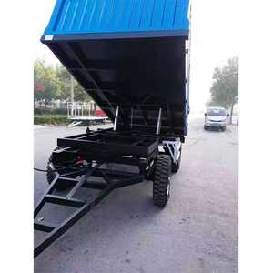 Remorque agricole de 2 tonnes de capacité, panneaux latéraux amovibles, niveau de sécurité élevé, facile à utiliser - Product Image 3
