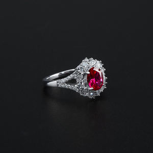 Set di Anello e Collana Luxy all'Ingrosso, Zirconia 5A, Argento 925, Gioielli Raffinati, Set Regalo di Natale per Donne - Product Image 5