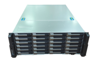 4U 24 Bay Storage Hot-swap Rack Server Chassis dengan 12GB Backplanes Cloud Calculation