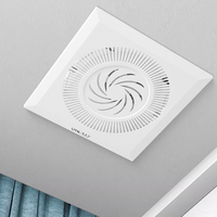 Ventilateur de plafond électrique 8 pouces avec moteur OEM en plastique, extracteur d'air frais pour salle de bain et ventilation industrielle