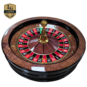 32 pollici di lusso stile americano <span class=keywords><strong>Roulette</strong></span> ruota da tavolo casinò durevole-grado di vero legno realizzato per il gioco d'azzardo Poker intrattenimento - Product Image 4