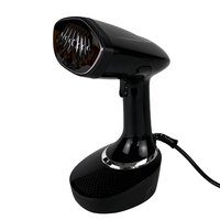 Fer à vapeur portable 1500W, mini, de voyage, à chauffage rapide, avec brosse, réservoir d'eau amovible 400ml, panneau en acier inoxydable, ABS, usage domestique