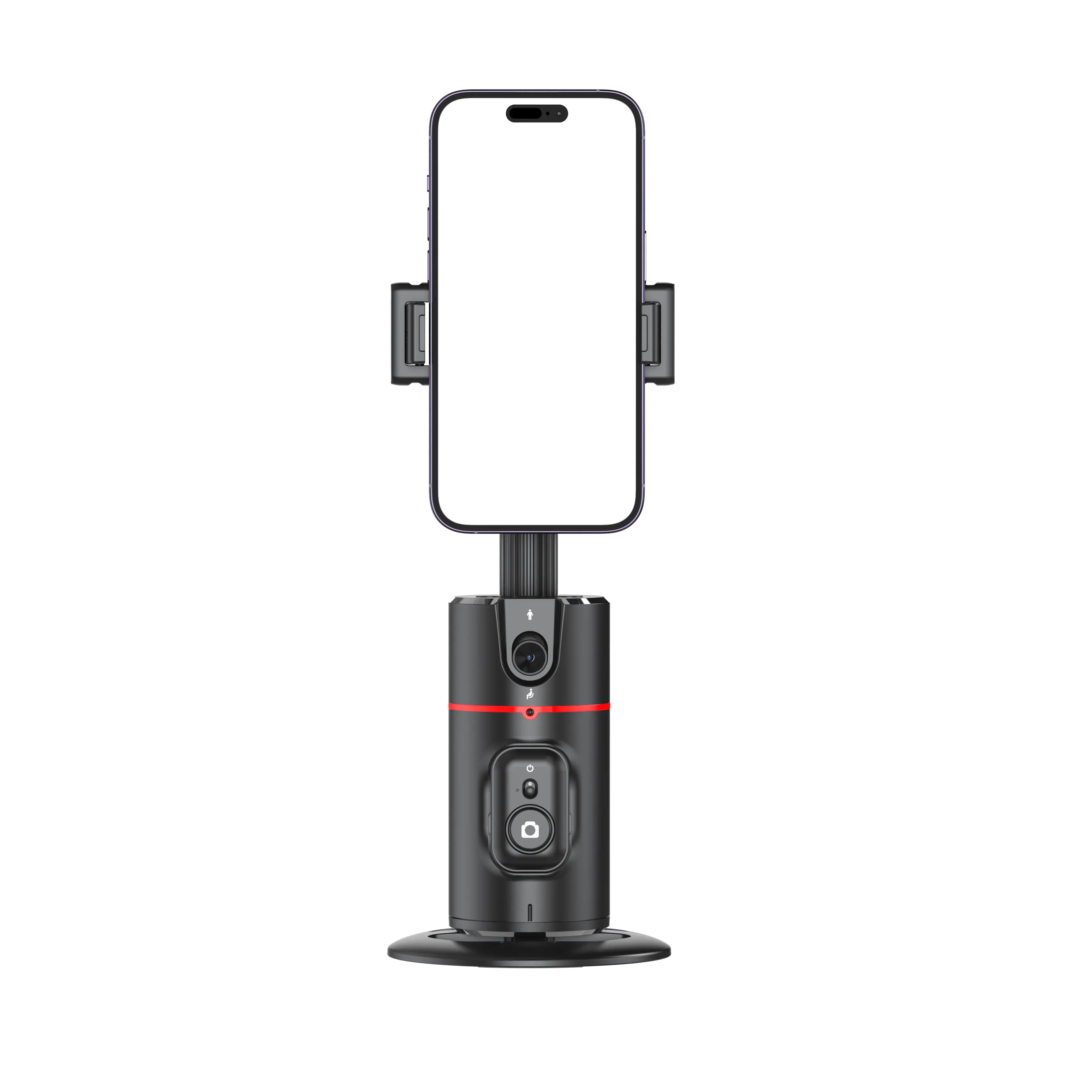 Nieuwe Syosin P02 Ai Face Tracking Telefoon Gimbal 360 Rotatie Face Tracking Herkenning Telefoon Houder Voor Vlog Selfie Met Verlichting