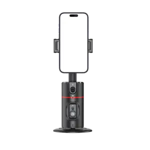 New SYOSIN P02 AI Face Tracking Phone Gimbal 360 Rotation Face Tracking Recognition Phone Holder For Vlog Selfie With Lights