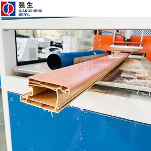 Chinese Supplier of WPC PVC UPVC Plastic window and door Frame Profile production line extrusion making machinery