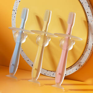 Hot Selling <span class=keywords><strong>Baby</strong></span> Toothbrush Soft Infantil Criança Treinamento Massageando Oral Care Toothbrush Food Grade Silicone Dentição Brinquedos - Product Image 3