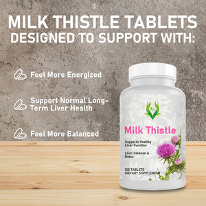 Hot Selling Milk Thistle Seed <b>Tablets</b> Support Long Term Liver Health Antioxidant Protection - Product Image 4