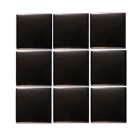 Carrelage mural et de sol en céramique 4x4 de 12 mm d'épaisseur, aspect artisanal, brillant et émaillé, pour crédence de salle de bain et cuisine, prix usine OEM, moderne