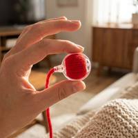 Maßgefertigtes 2-in-1 Seil-Ball-Zerrspielzeug für Katzen mit Elektrofunktion für Kätzchen im Innenbereich zum Kauen, Jagen und Interaktiven Training