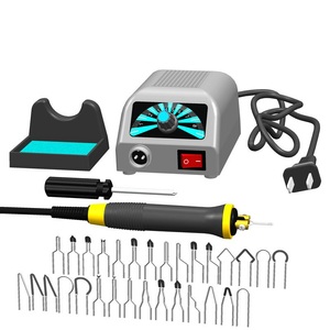 2025 nuevo modelo de pirograbado <span class=keywords><strong>Digital</strong></span> quemador de madera pluma herramienta de cuchillo de temperatura para manualidades de calabaza herramienta de estación de soldadura y soldadura - Product Image 6