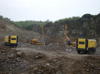 Compresor de aire de tornillo diésel móvil, para Energía y Minería, exportación, 8bar, 600cfm, gran oferta
