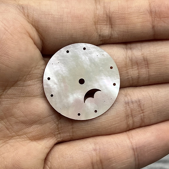 C Grade Eco-Friendly 26*0.4MM Natural Mother of Pearl for Watch Dial OSB Brand Wristwatch Parts