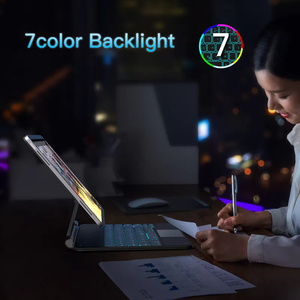 Clavier magique sans fil de haute qualité pour <span class=keywords><strong>iPad</strong></span> Air 4/<span class=keywords><strong>5</strong></span>/6/<span class=keywords><strong>Pro</strong></span> 11/<span class=keywords><strong>Pro</strong></span> 12.9/<span class=keywords><strong>Pro</strong></span> 13/10Gen <span class=keywords><strong>10</strong></span>.9, étui de clavier magnétique - Product Image 3