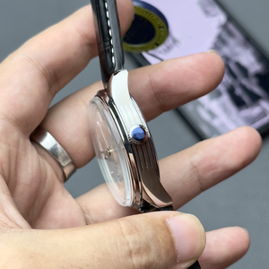 Reloj de Pulsera de Cuero de Acero Inoxidable Mecánico Automático con Cronógrafo Exclusivo, Reloj de Negocios Formal para Hombre, Clásico Automático - Product Image 3