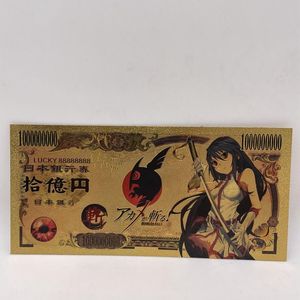 Tarjetas de Colección de <span class=keywords><strong>Anime</strong></span> <span class=keywords><strong>Akame</strong></span>-Ga Kill, Edición Dorada, Regalo de Cumpleaños para Niños - Product Image 4
