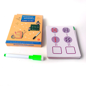 Jeux de cartes d'éducation préscolaire apprentissage cartes flash de soustraction d'<span class=keywords><strong>addition</strong></span>/cartes cognitives avec stylos effaçables - Product Image 3