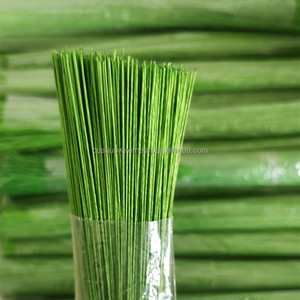 <span class=keywords><strong>ก้าน</strong></span>เหล็กหุ้มกระดาษลายดอกไม้สีเขียวอ่อน ขาว น้ำตาล แบบกำหนดเองได้ สำหรับจัดดอกไม้ - Product Image 2