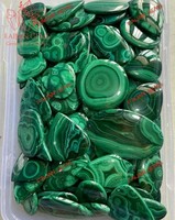 Malachite 100% naturelle de haute qualité, pierres précieuses en vrac, certifiées par un tiers, tailles personnalisables, toutes formes mélangées, sans traitements