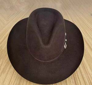A112002 Chapeaux de cowboy western en feutre 100% laine, ajustables, unisexes, décontractés, pour fêtes, toutes saisons - Product Image 6