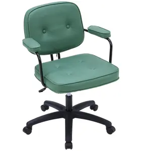 防水技术布家用办公椅带加厚扶手办公椅旋转行政办公椅