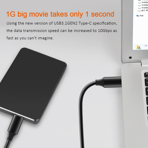 Factory Wholesale Black 1000Mm 3.3Ft Usb <strong>Type</strong> <strong>C</strong> to <strong>C</strong> 4K Display Usb3.2 Gen2 <strong>Cable</strong> 5A 100W Pd 3.1 Fast <strong>Charging</strong> 20Gbps Data <strong>Cable</strong> - Product Image 3