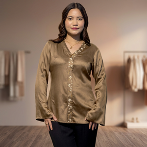 Camisa Casual Suave para Mujer con Corte Moderno y Diseño Clásico para Uso Diario, Ligera, Cómoda y Elegante, Compre Directamente del Proveedor - Product Image 2